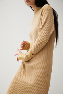 BICOLOR KNIT ONEPIECE/バイカラーニットワンピース