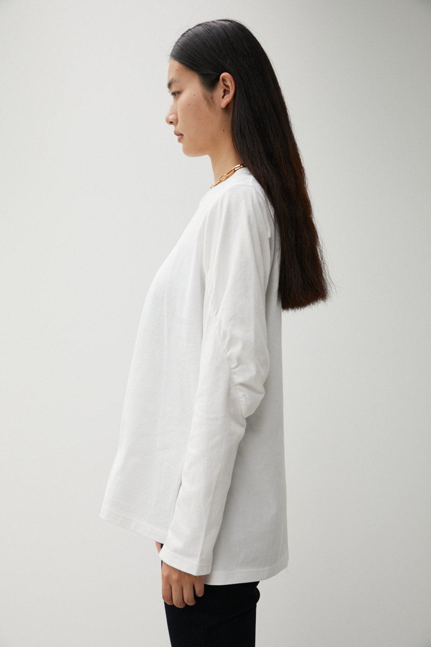 VOLUME SHOULDER CUT TOPS/ボリュームショルダーカットトップス 詳細画像 O/WHT 6