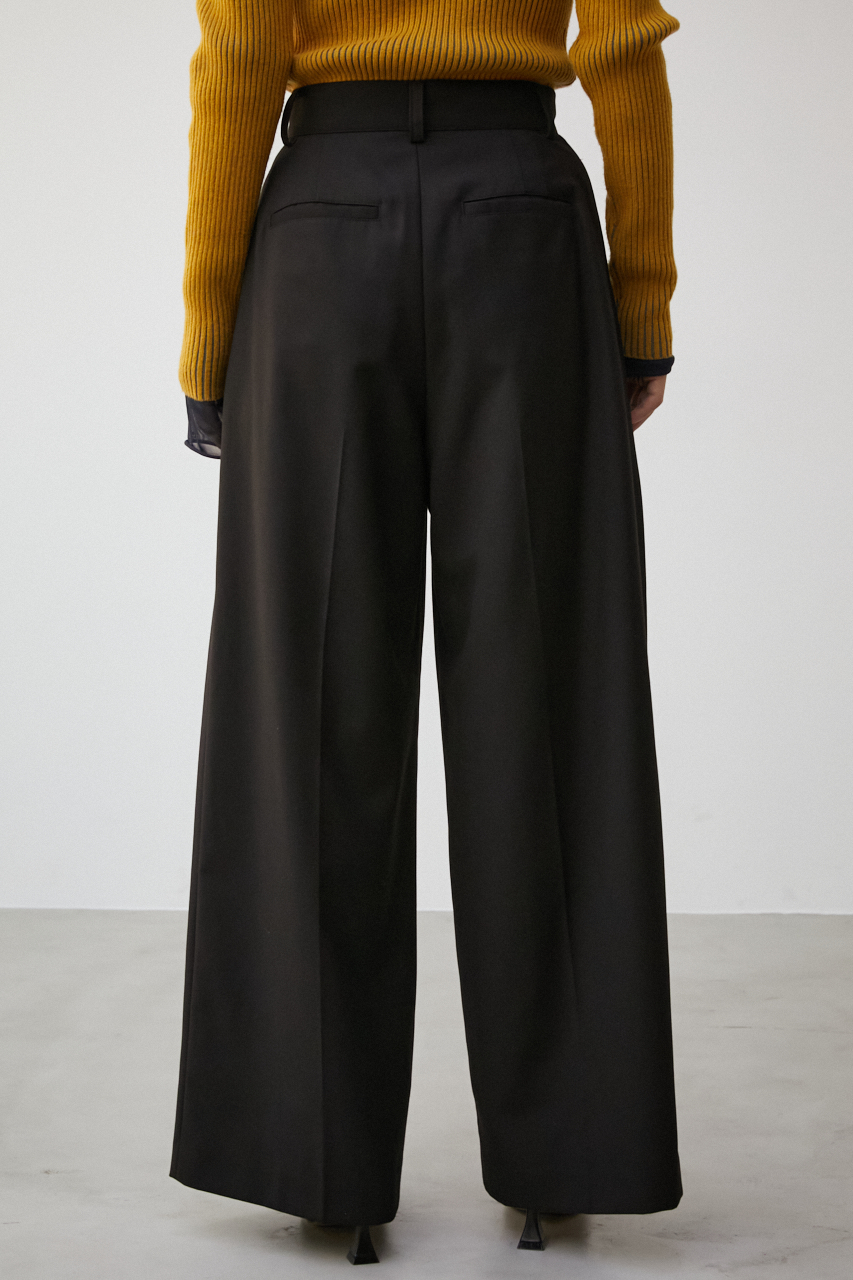【PLUS】2TUCK TROUSERS/2タックトラウザー 詳細画像 BLK 11