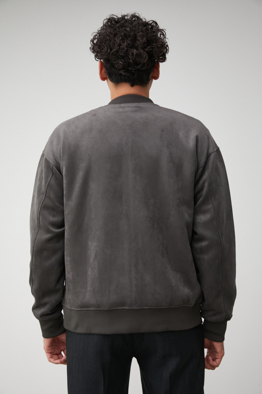 FAUX SUEDE BLOUSON/フェイクスエードブルゾン 詳細画像 GRY 7