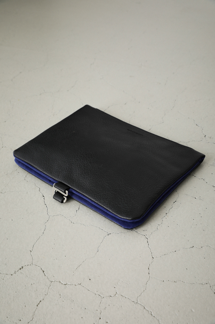 TWO TONE CLUTCH BAG/ツートーンクラッチバッグ 詳細画像 BLK 1