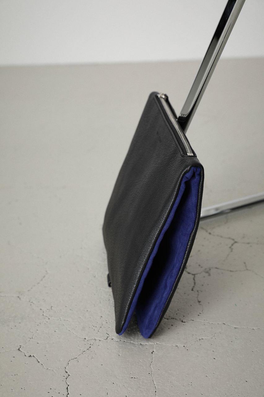 TWO TONE CLUTCH BAG/ツートーンクラッチバッグ 詳細画像 BLK 5