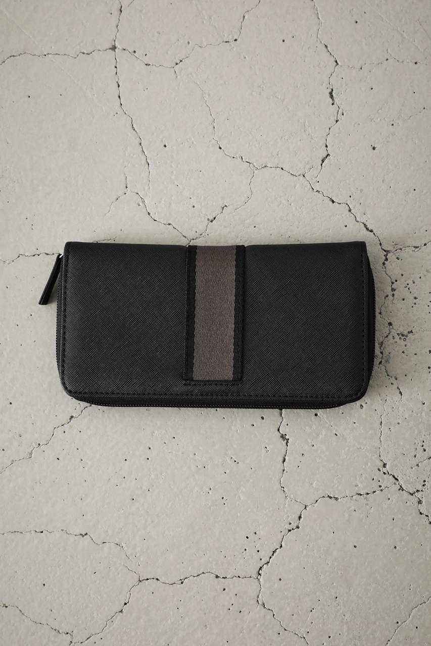 FAUX LEATHER TAPE WALLET/フェイクレザーテープウォレット 詳細画像 BLK 2