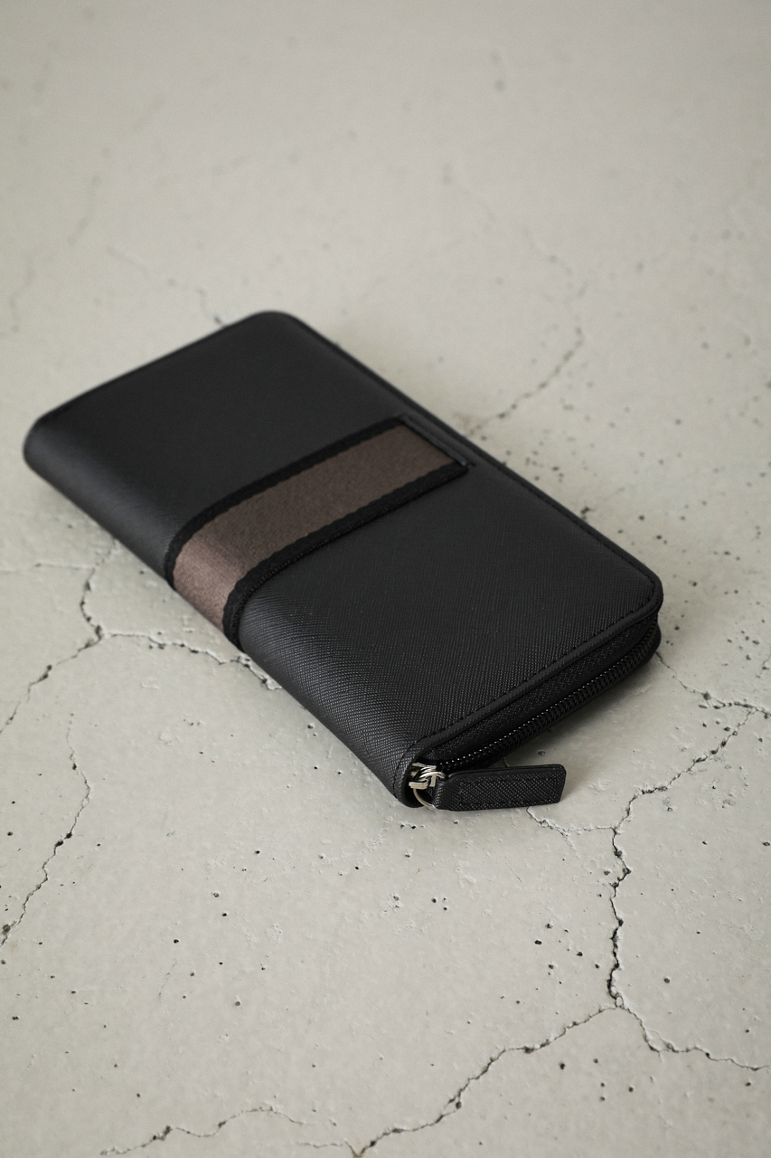 FAUX LEATHER TAPE WALLET/フェイクレザーテープウォレット 詳細画像 BLK 3