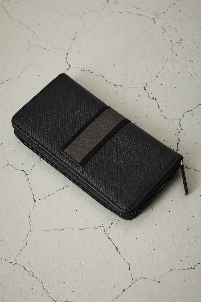 FAUX LEATHER TAPE WALLET/フェイクレザーテープウォレット 詳細画像 BLK 4