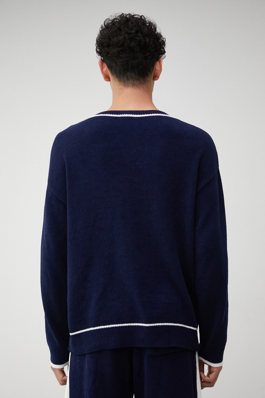 【AZUL HOME】WHIP NIGHT KNIT TOPS/ホイップナイトニットトップス 詳細画像 NVY 6