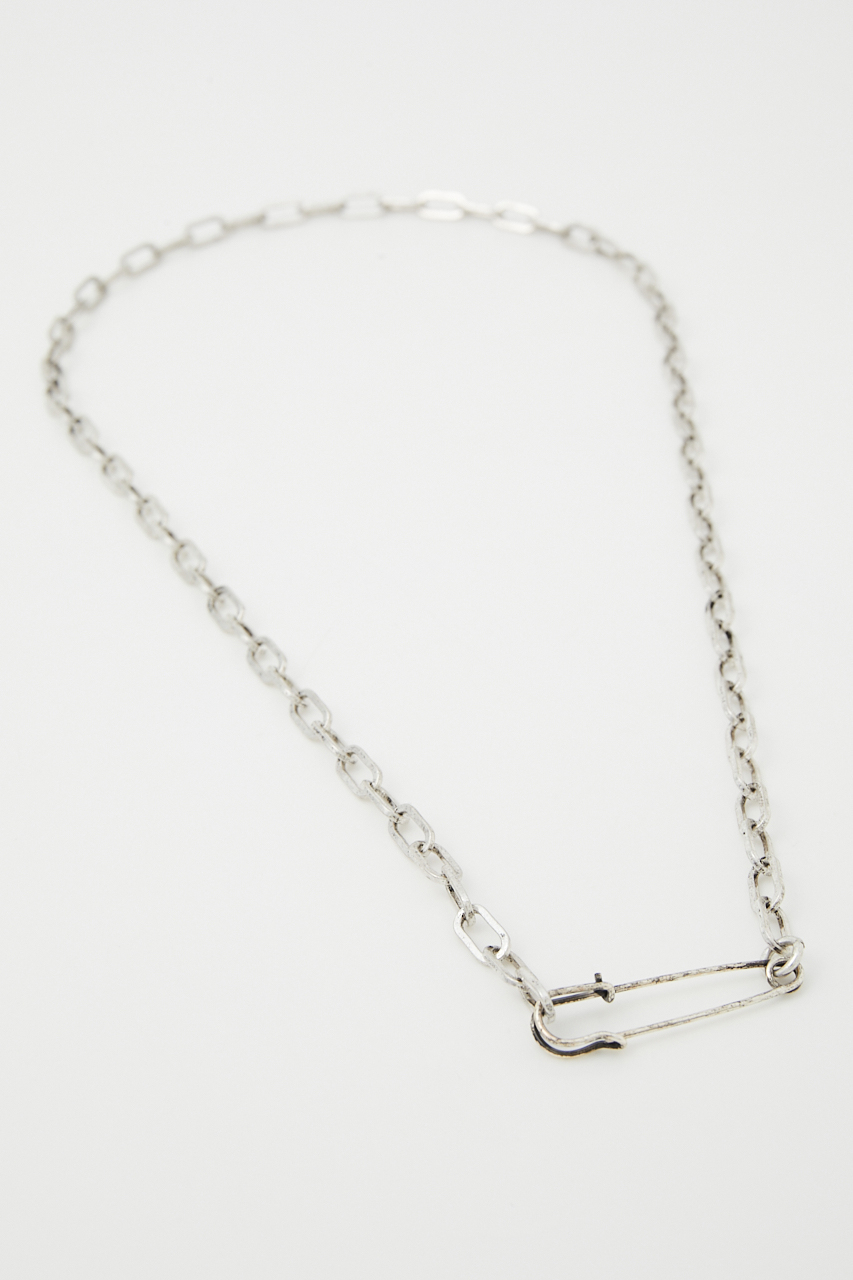 SAFETY PIN MOTIF NECKLACE/セーフティーピンモチーフネックレス 詳細画像 SLV 4