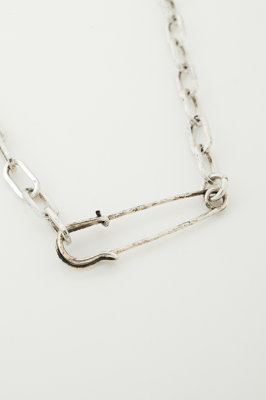 SAFETY PIN MOTIF NECKLACE/セーフティーピンモチーフネックレス 詳細画像 SLV 5
