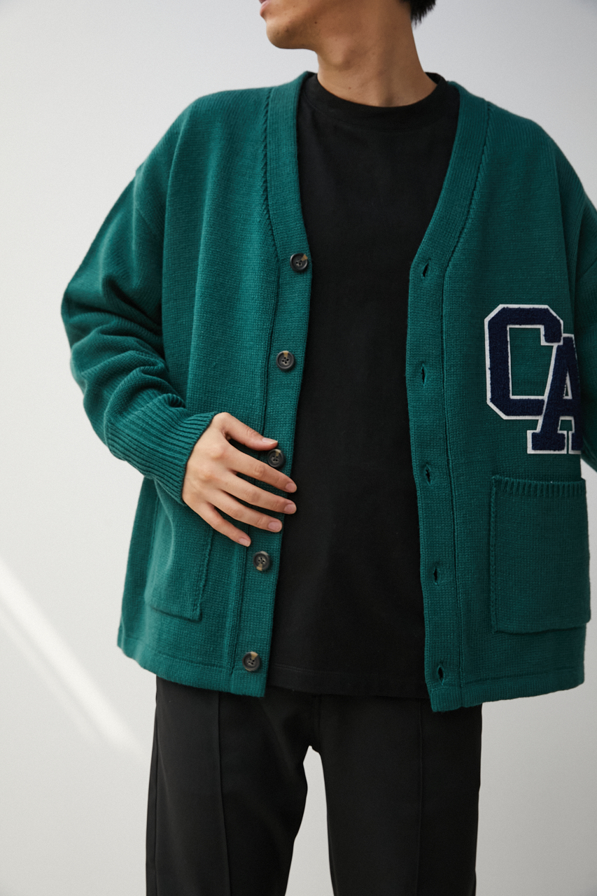 2月29日(木)23:59まで期間限定価格】LETTERED CARDIGAN/レタード