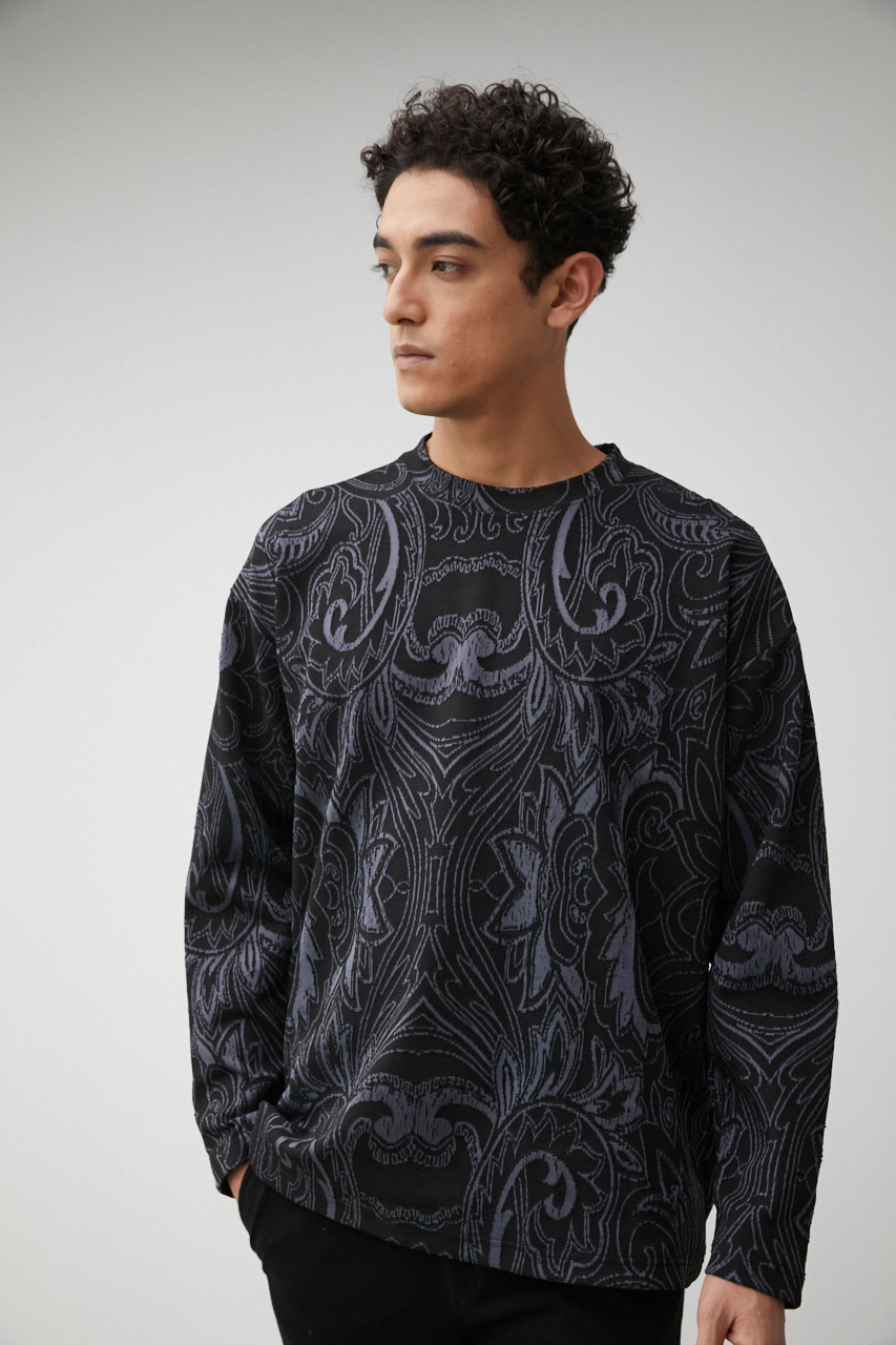 11月3日(金)8:59まで期間限定価格】JACQUARD TOTAL PATTERN TOPS