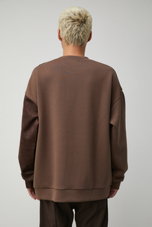 FAUX SUEDE SWITCHING PULLOVER/フェイクスエードスウィッチングプルオーバー 詳細画像
