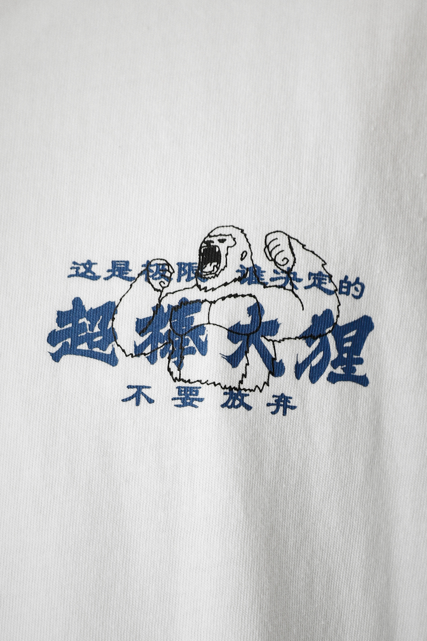 CHINESE MESSAGE TEE/チャイニーズメッセージTシャツ 詳細画像 WHT 10