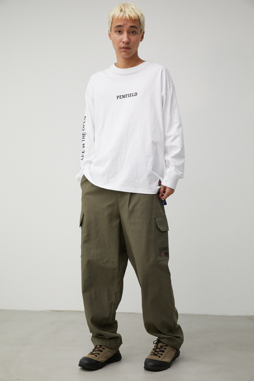 【SUNBEAMS CAMPERS】 PENFIELD×SBC SLEEVE LOGO TEE/PENFIELD×SBCスリーブロゴTシャツ 詳細画像 WHT 3
