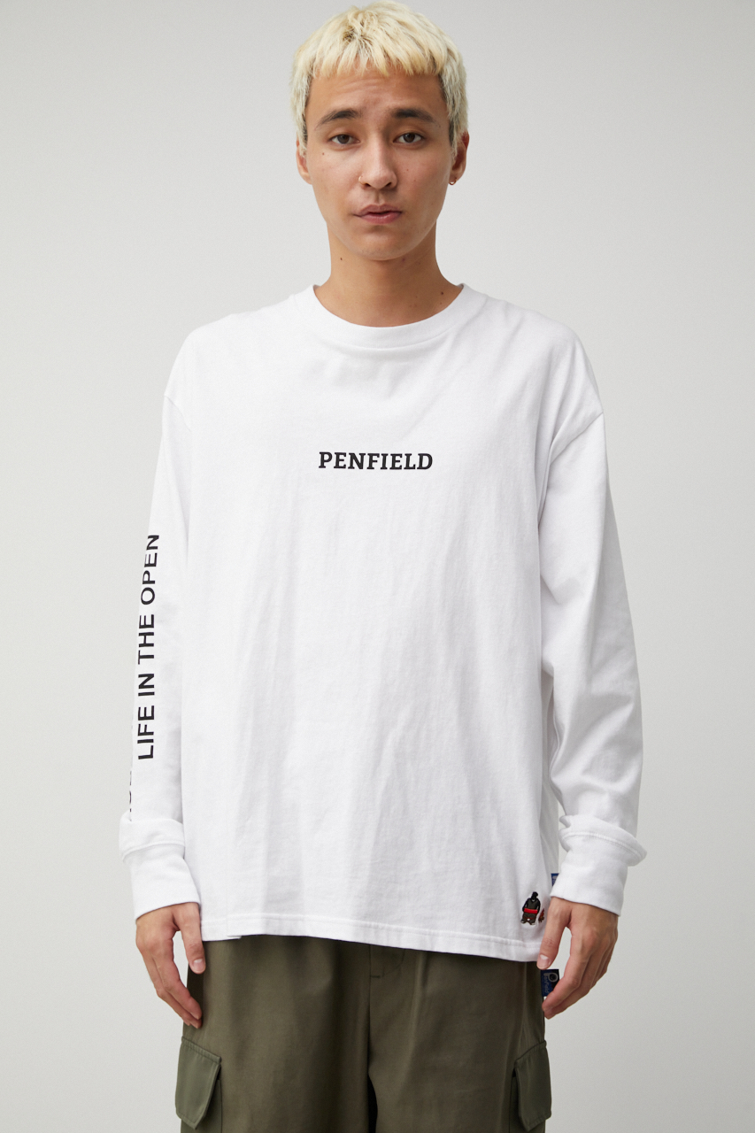 【SUNBEAMS CAMPERS】 PENFIELD×SBC SLEEVE LOGO TEE/PENFIELD×SBCスリーブロゴTシャツ 詳細画像 WHT 4