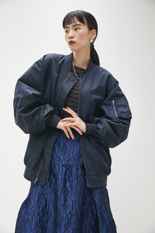 crie conforto】配色リバーシブルMA-1｜AZUL BY MOUSSY（アズールバイ