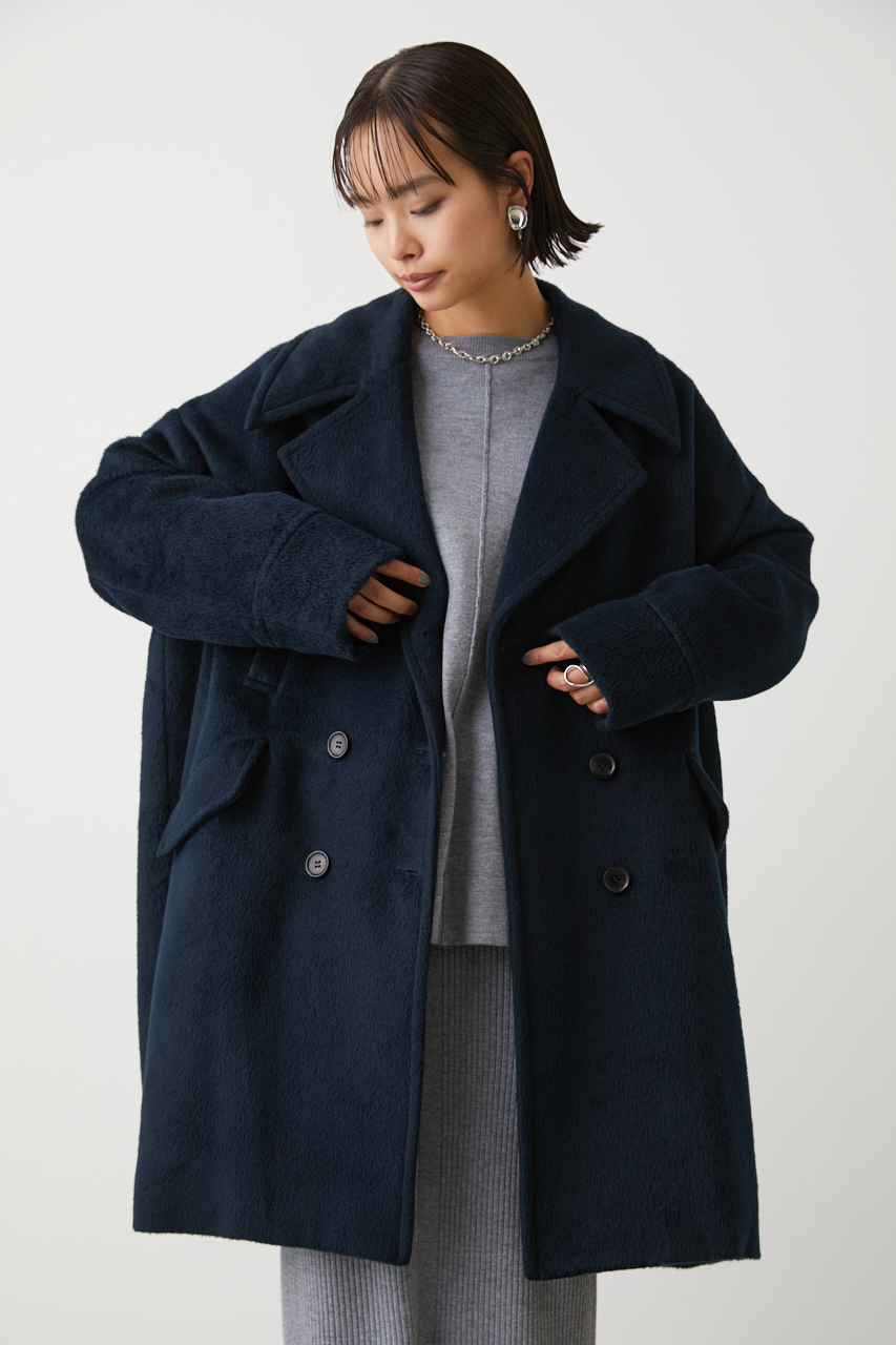 crie conforto】シャギーPコート｜AZUL BY MOUSSY（アズールバイ 