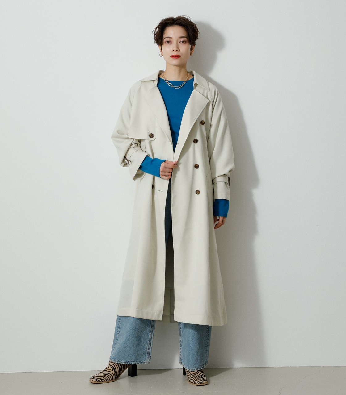 SPRING TRENCH COAT/スプリングトレンチコート｜AZUL BY MOUSSY（アズールバイマウジー）公式通販サイト