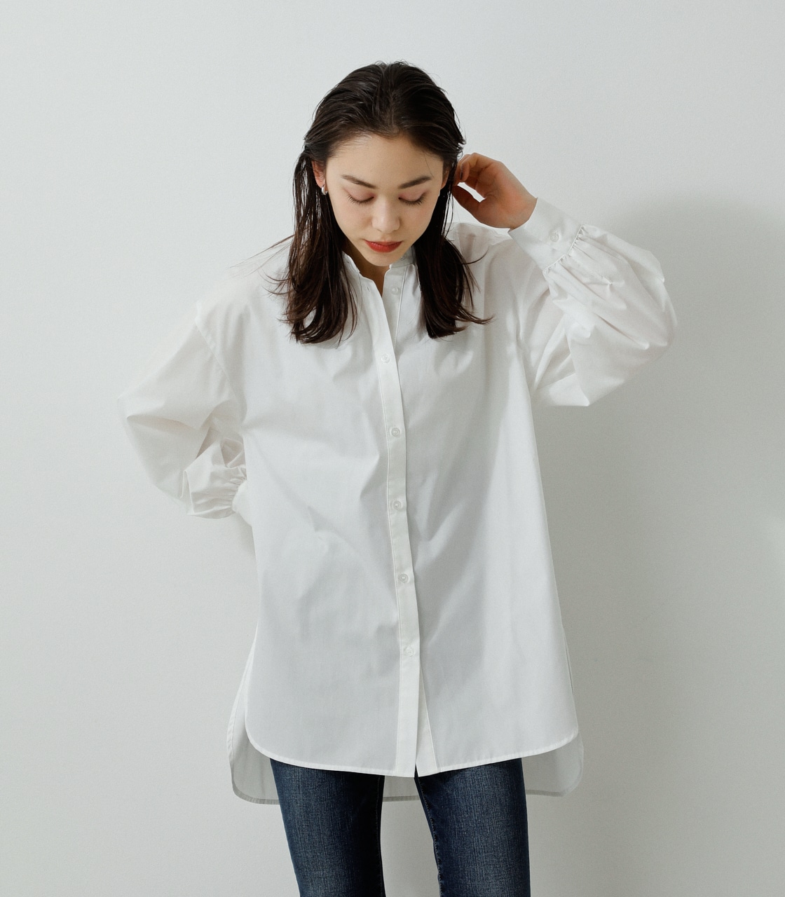 SLIT LONG SHIRT スリットロングシャツ｜AZUL BY MOUSSY（アズールバイマウジー）公式通販サイト