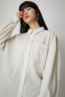 LINEN LIKE COLOR SHIRT/リネンライクカラーシャツ