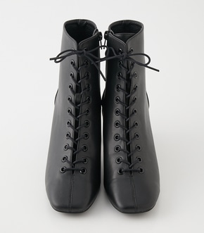 SQUARE TOE LACE UP BOOTS/スクエアトゥレースアップブーツ 詳細画像