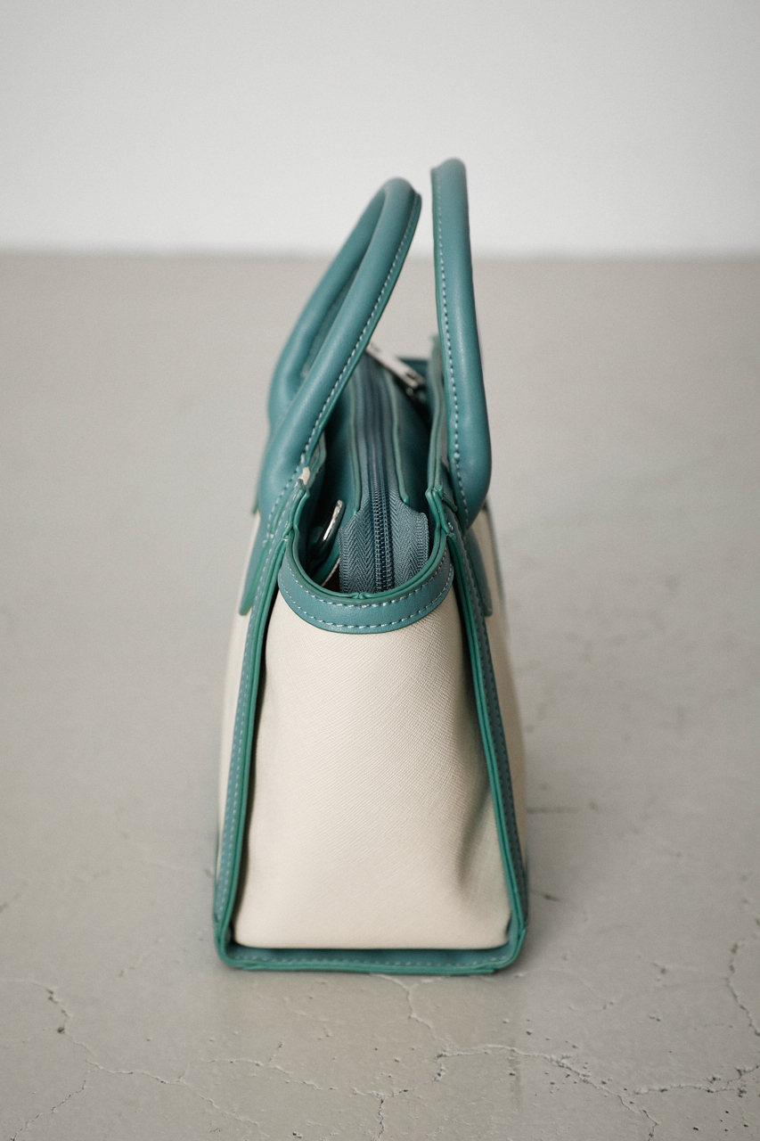 PIPING TRAPEZE BAG/パイピングトゥラピーズバッグ 詳細画像 柄GRN 4