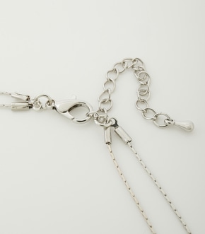 DOUBLE CHAIN PIPE NECKLACE/ダブルチェーンパイプネックレス 詳細画像