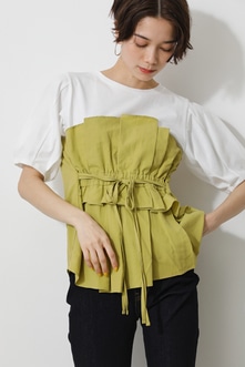BUSTIER LAYERED TOPS/ビスチェレイヤードトップス 詳細画像
