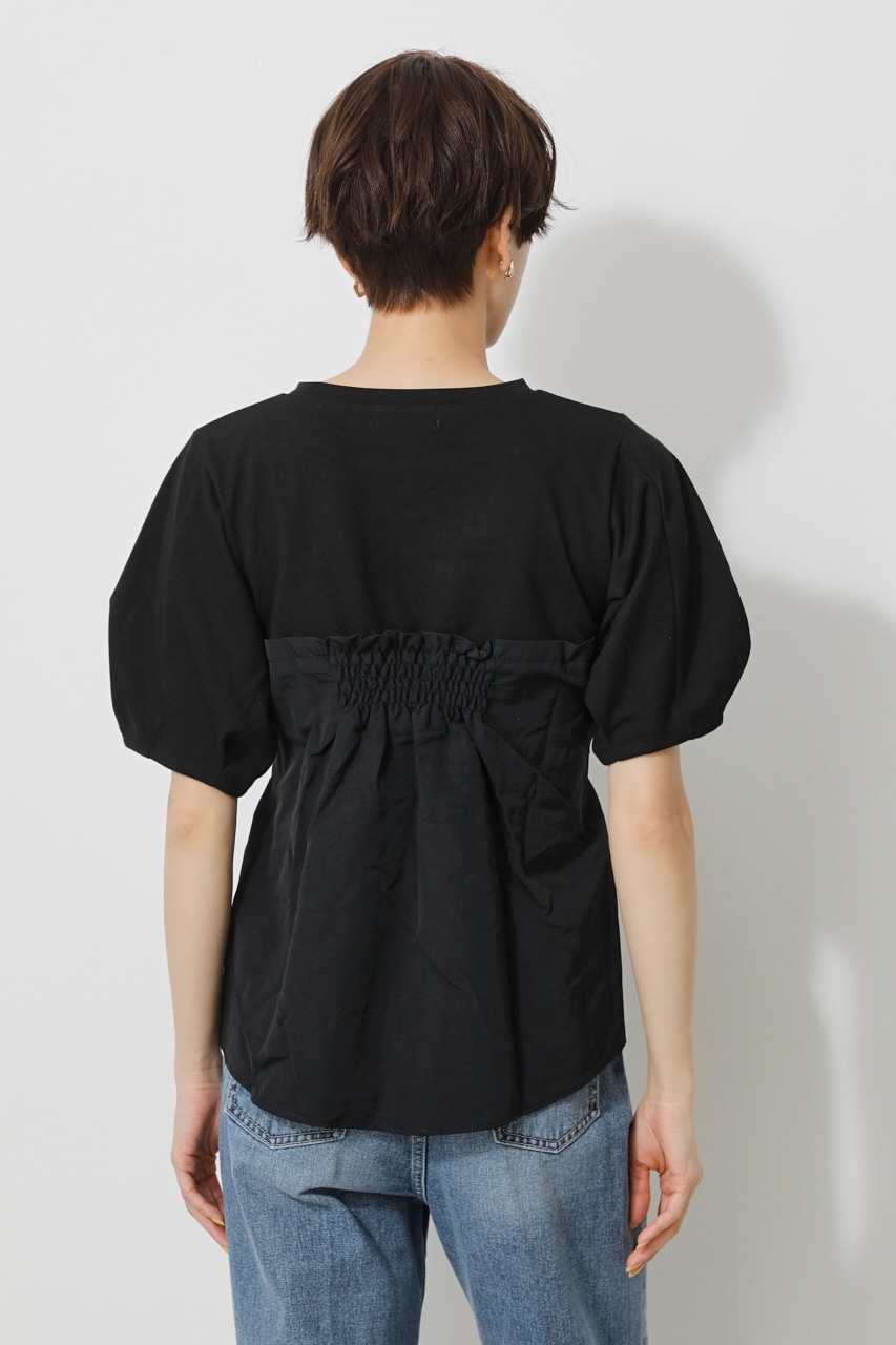 BUSTIER LAYERED TOPS/ビスチェレイヤードトップス 詳細画像 BLK 7