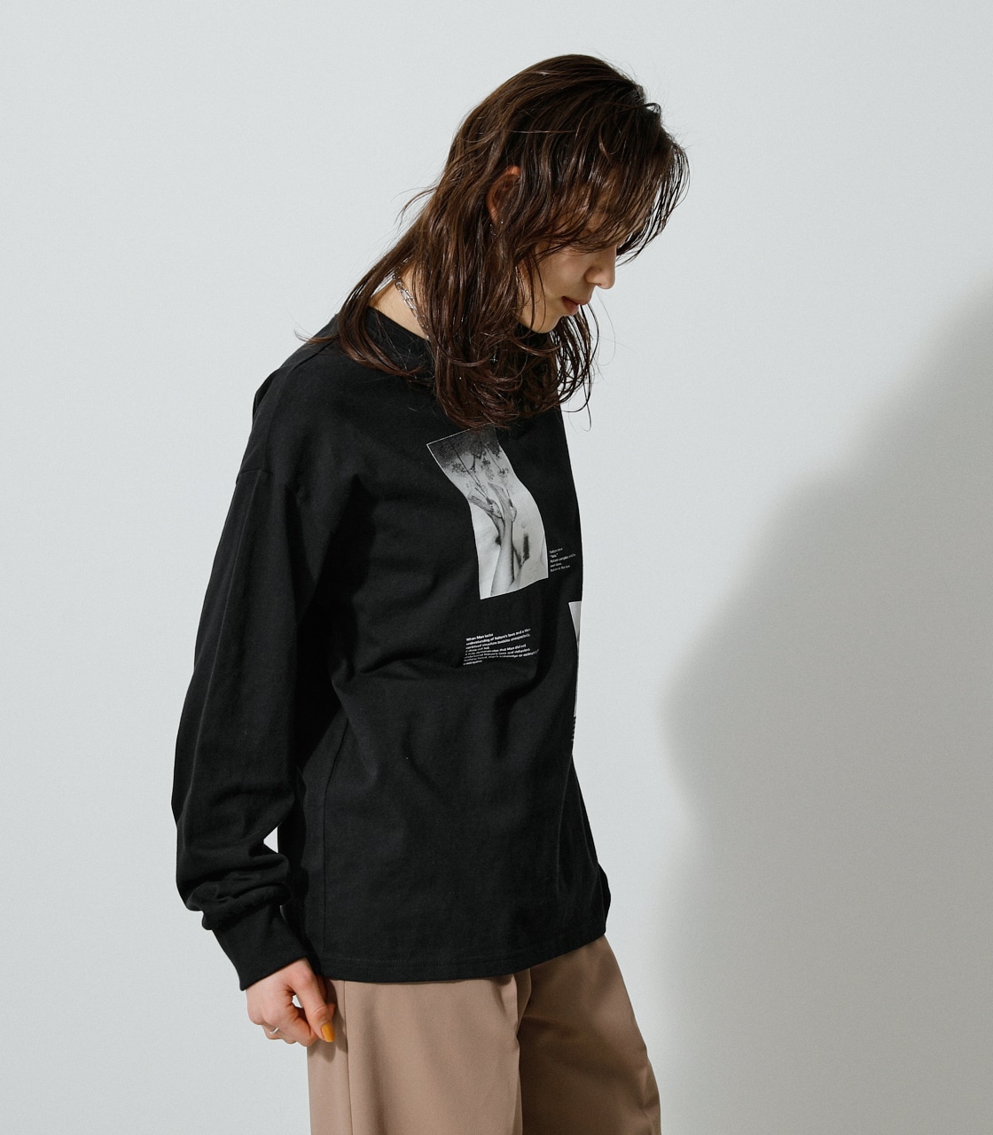 1月9日(火)8:59まで期間限定価格】LADYLIKE PHOTO LONG SLEEVE TEE