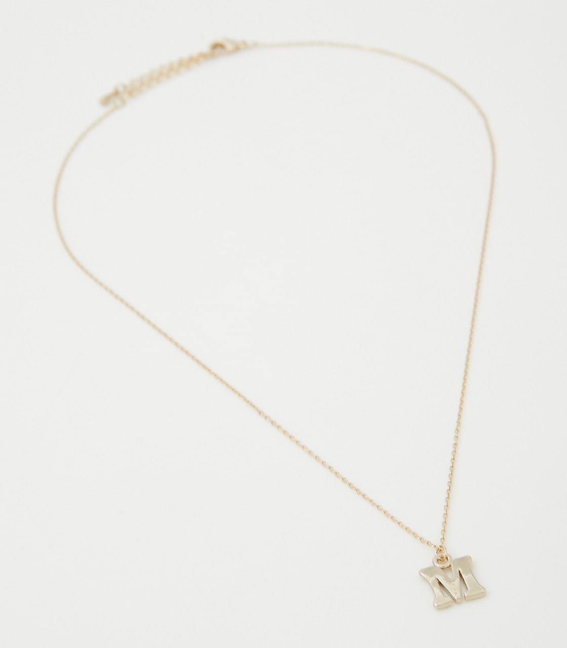 INITIAL GOLD NECKLACE/イニシャルゴールドネックレス 詳細画像 Multi_2 2