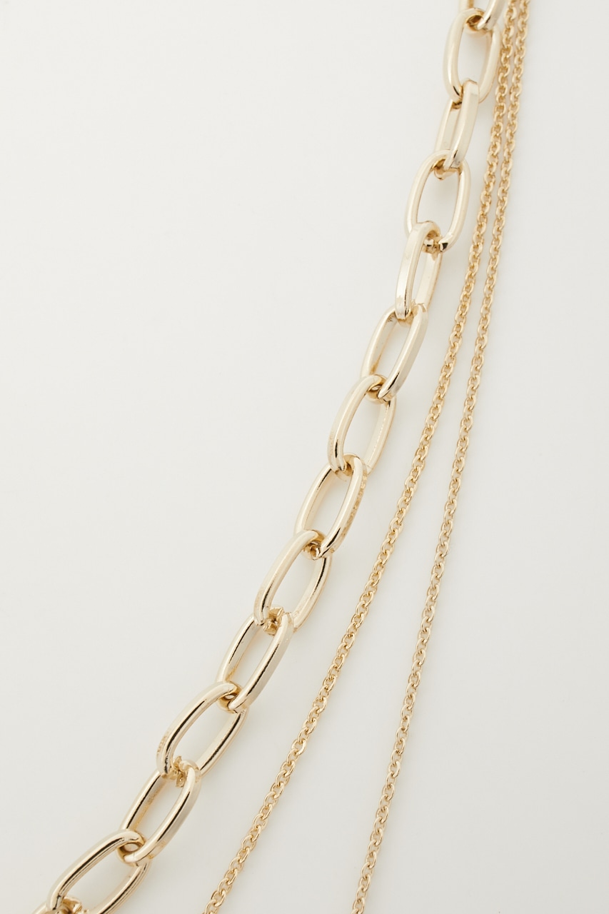 COIN THREE-STRAND NECKLACE/コインスリーストランドネックレス 詳細画像 L/GLD 4