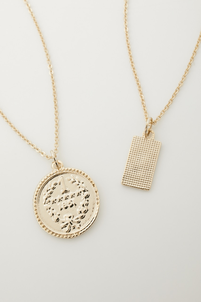 COIN THREE-STRAND NECKLACE/コインスリーストランドネックレス 詳細画像 L/GLD 6