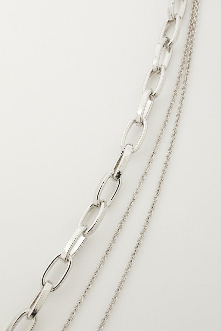 COIN THREE-STRAND NECKLACE/コインスリーストランドネックレス 詳細画像 SLV 4
