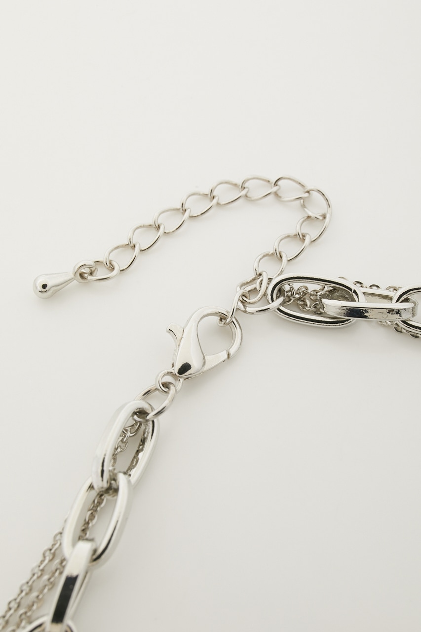 COIN THREE-STRAND NECKLACE/コインスリーストランドネックレス 詳細画像 SLV 7