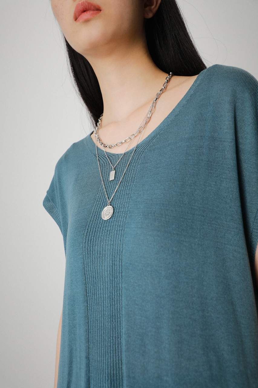 COIN THREE-STRAND NECKLACE/コインスリーストランドネックレス 詳細画像 SLV 8