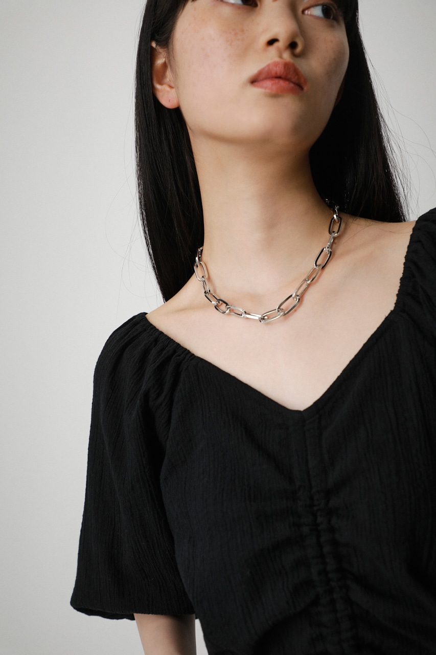 MANTEL CHAIN NECKLACE/マントルチェーンネックレス 詳細画像 SLV 1