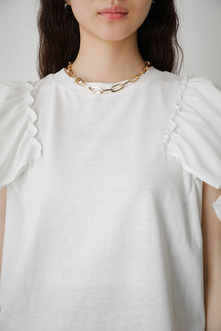 FRILL SHOULDER TOPS/フリルショルダートップス｜AZUL BY MOUSSY 