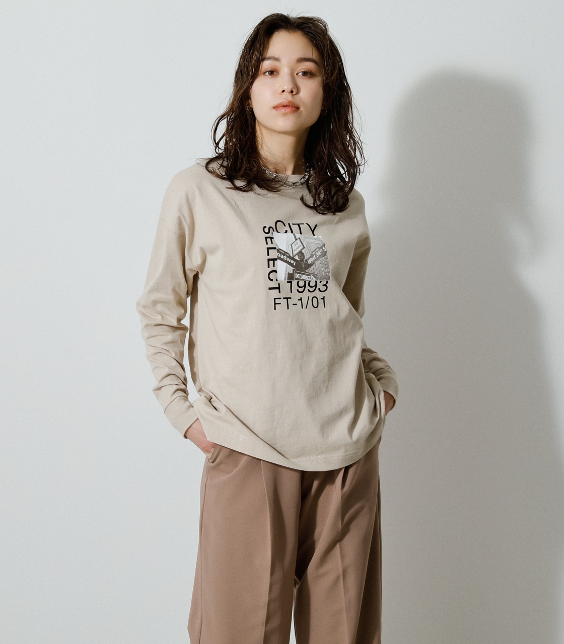 11月3日(金)8:59まで期間限定価格】CITY SELECT LONG SLEEVE TEE