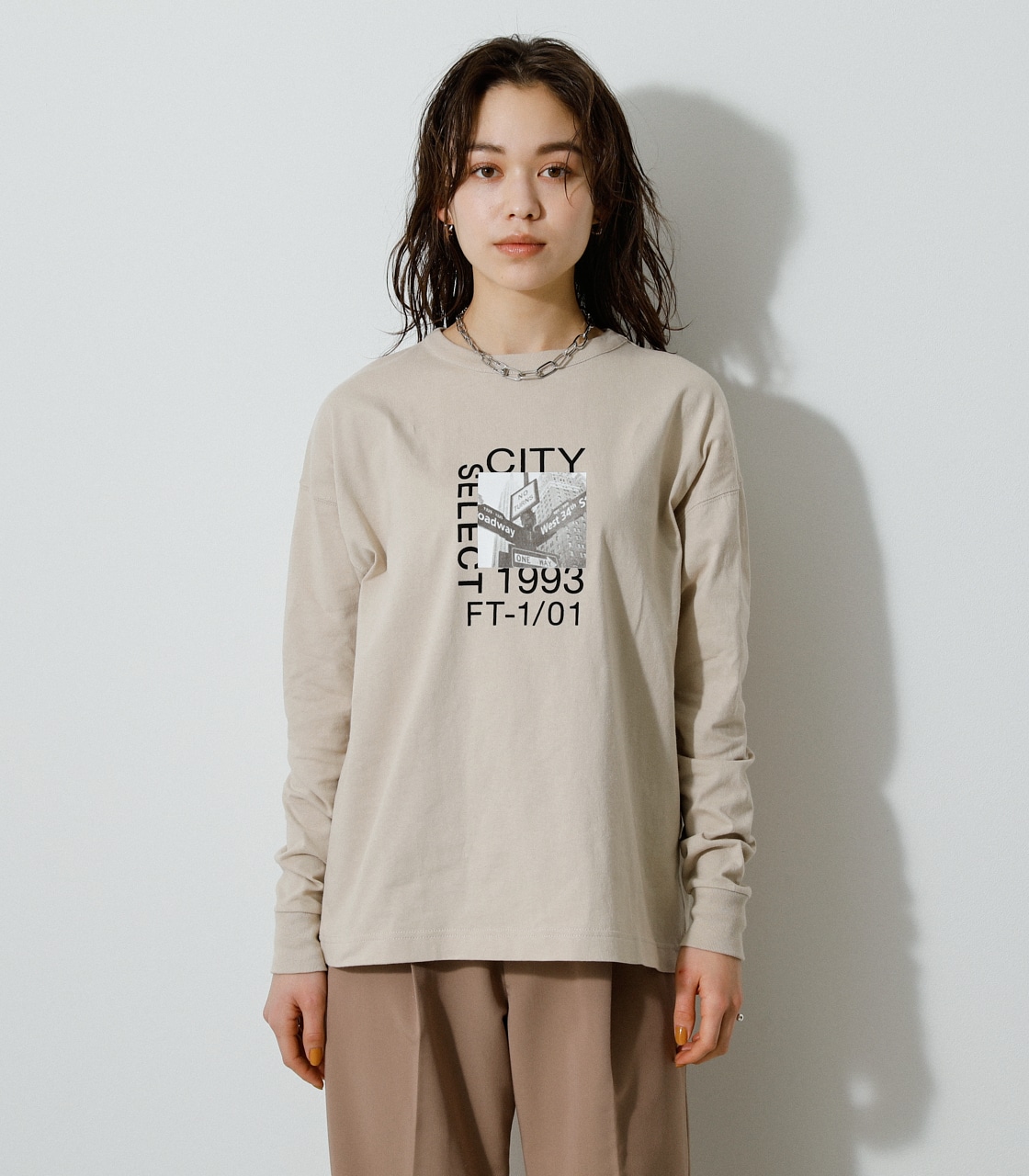 11月3日(金)8:59まで期間限定価格】CITY SELECT LONG SLEEVE TEE