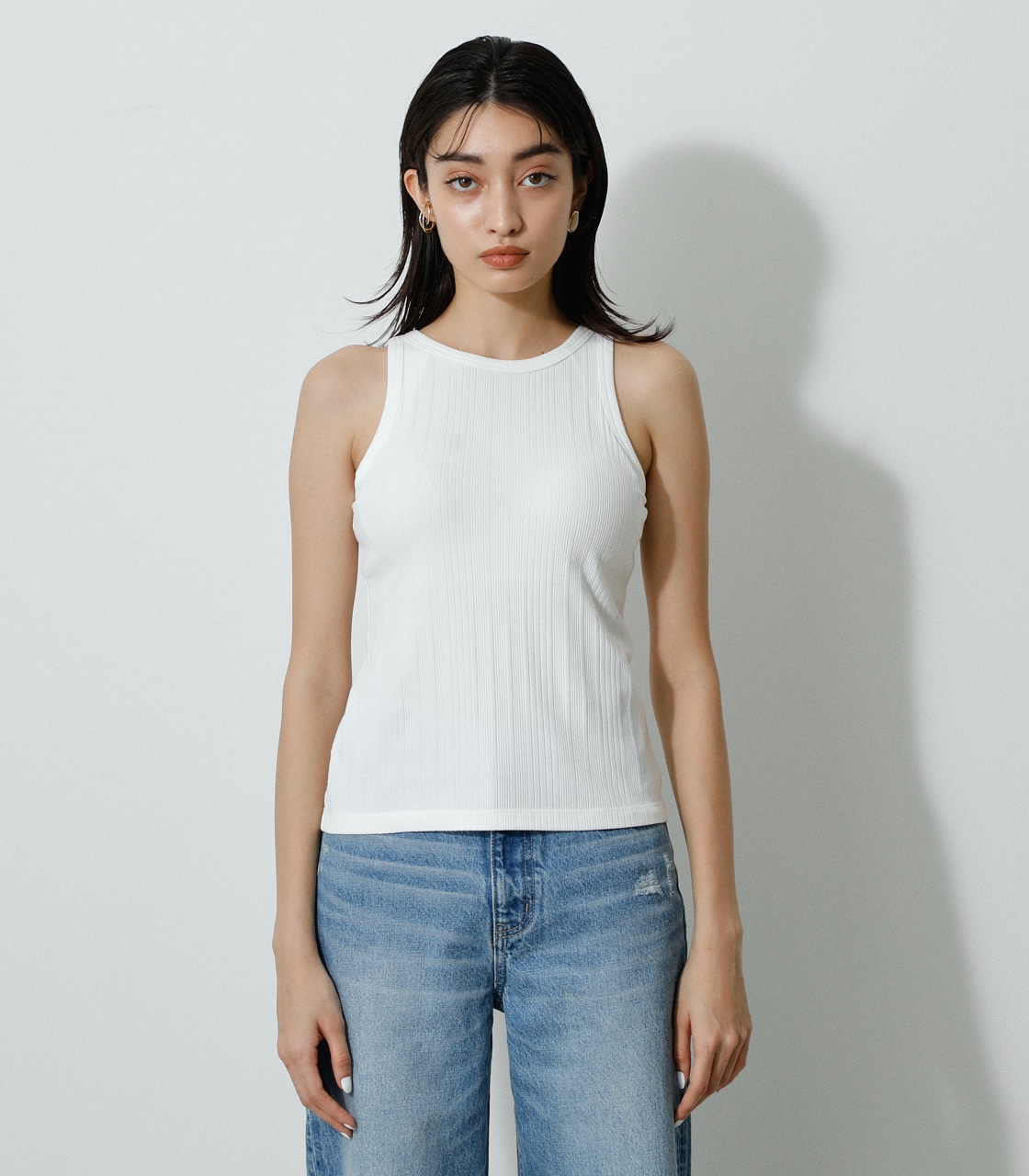 BASIC AMERICAN SLEEVE TANK TOP/ベーシックアメリカンスリーブタンクトップ｜AZUL BY MOUSSY（ アズールバイマウジー）公式通販サイト