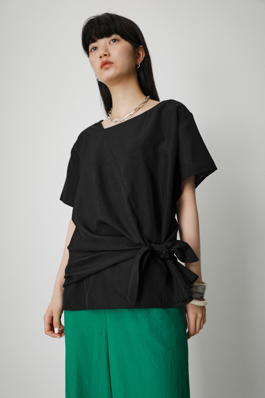 2WAY SIDE TIE BLOUSE/2WAYサイドタイブラウス｜AZUL BY MOUSSY 