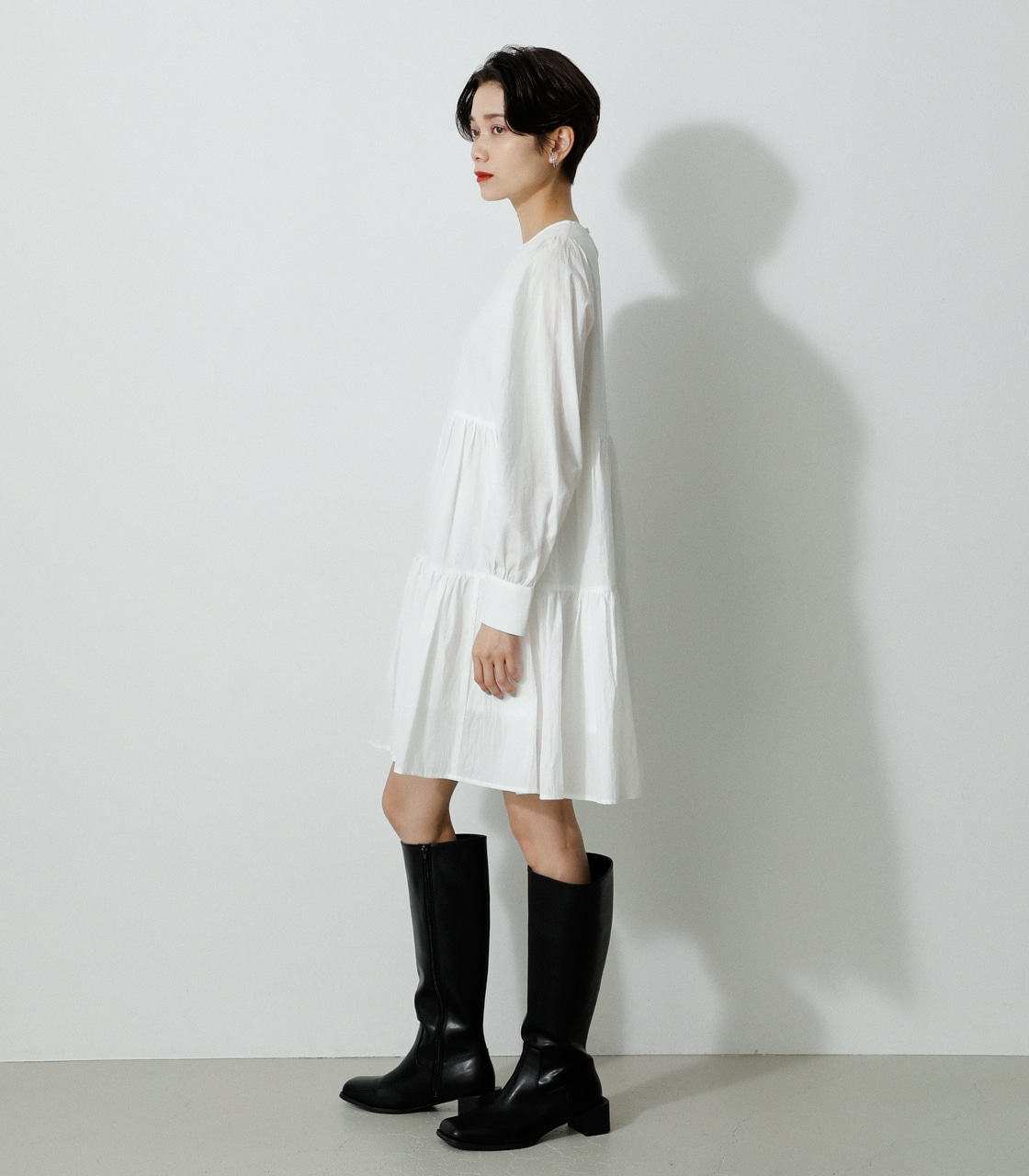 MINI TIERED ONEPIECE/ミニティアードワンピース 詳細画像 WHT 6