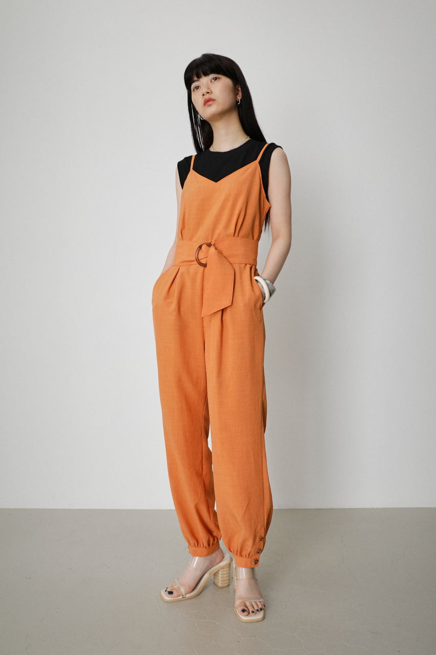 WAIST BELT ROMPERS/ウエストベルトロンパース｜AZUL BY MOUSSY