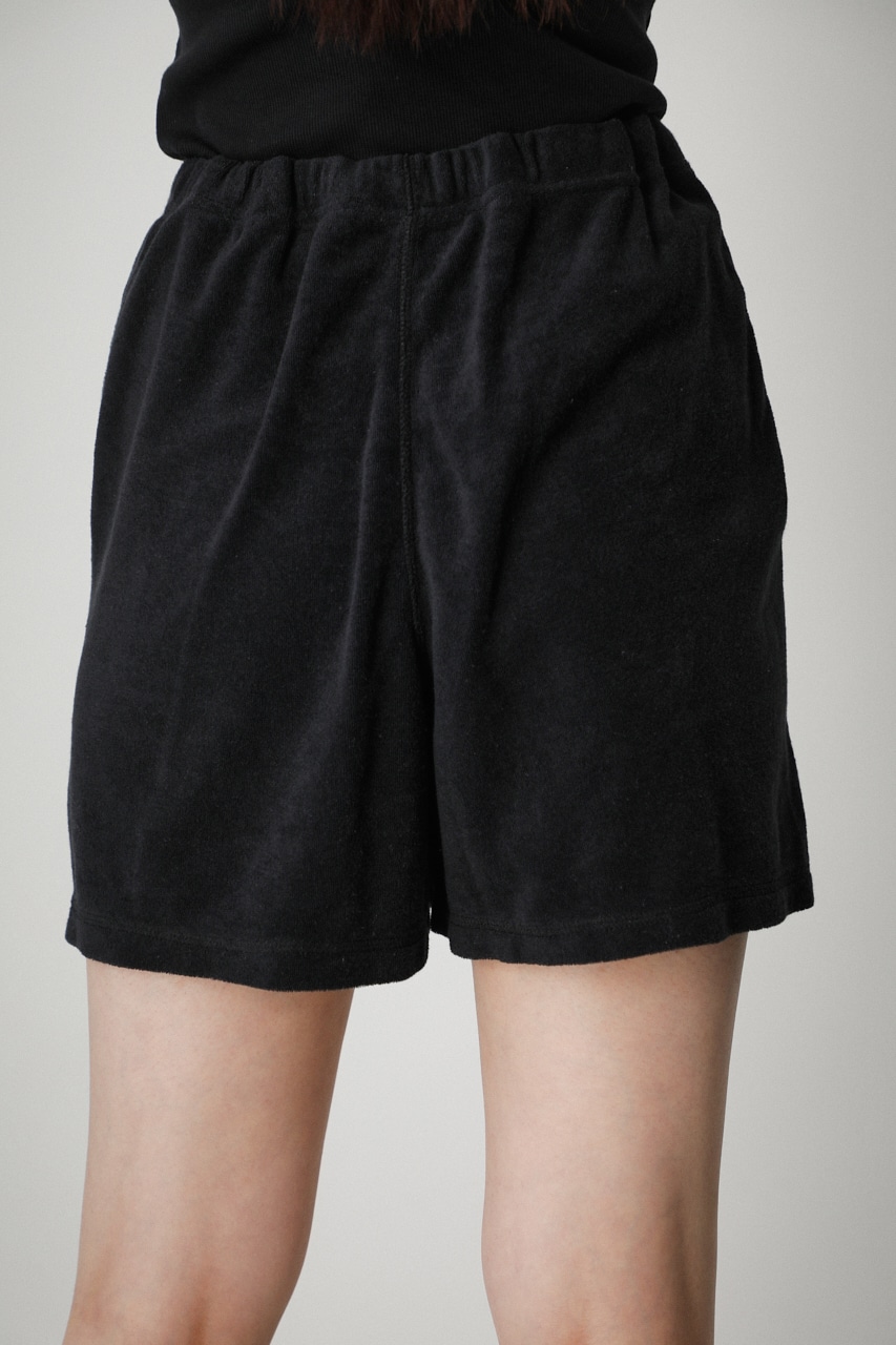 RVCA×AZUL PILE FABRIC SHORTS/RVCA×AZULパイルファブリックショーツ 詳細画像 BLK 7