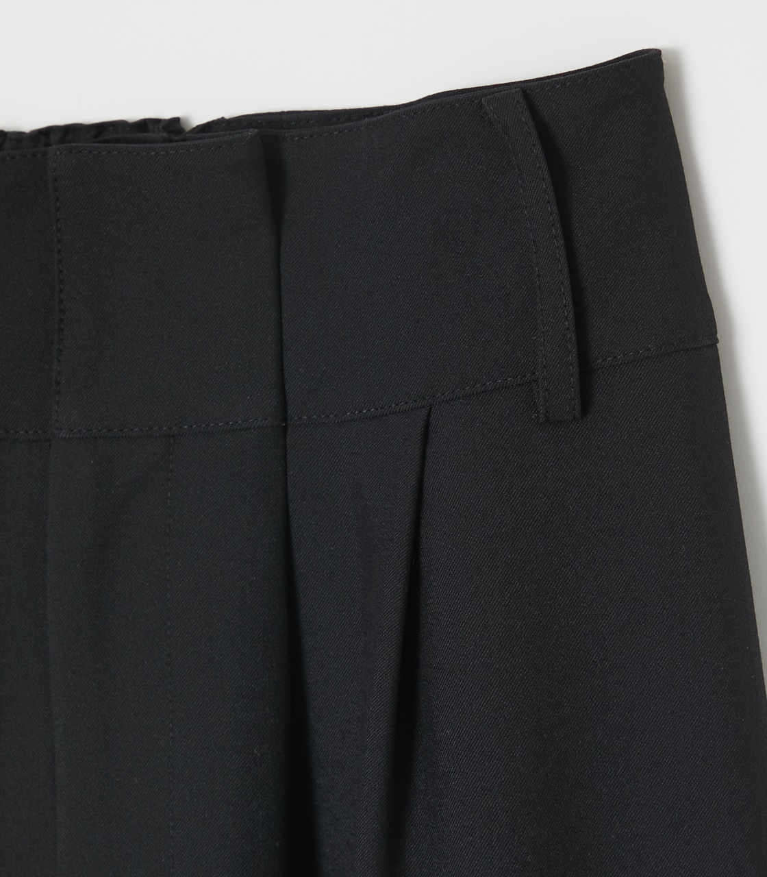 【PLUS】TUCK WIDE TROUSERS PANTS/タックワイドトラウザーパンツ 詳細画像 BLK 4