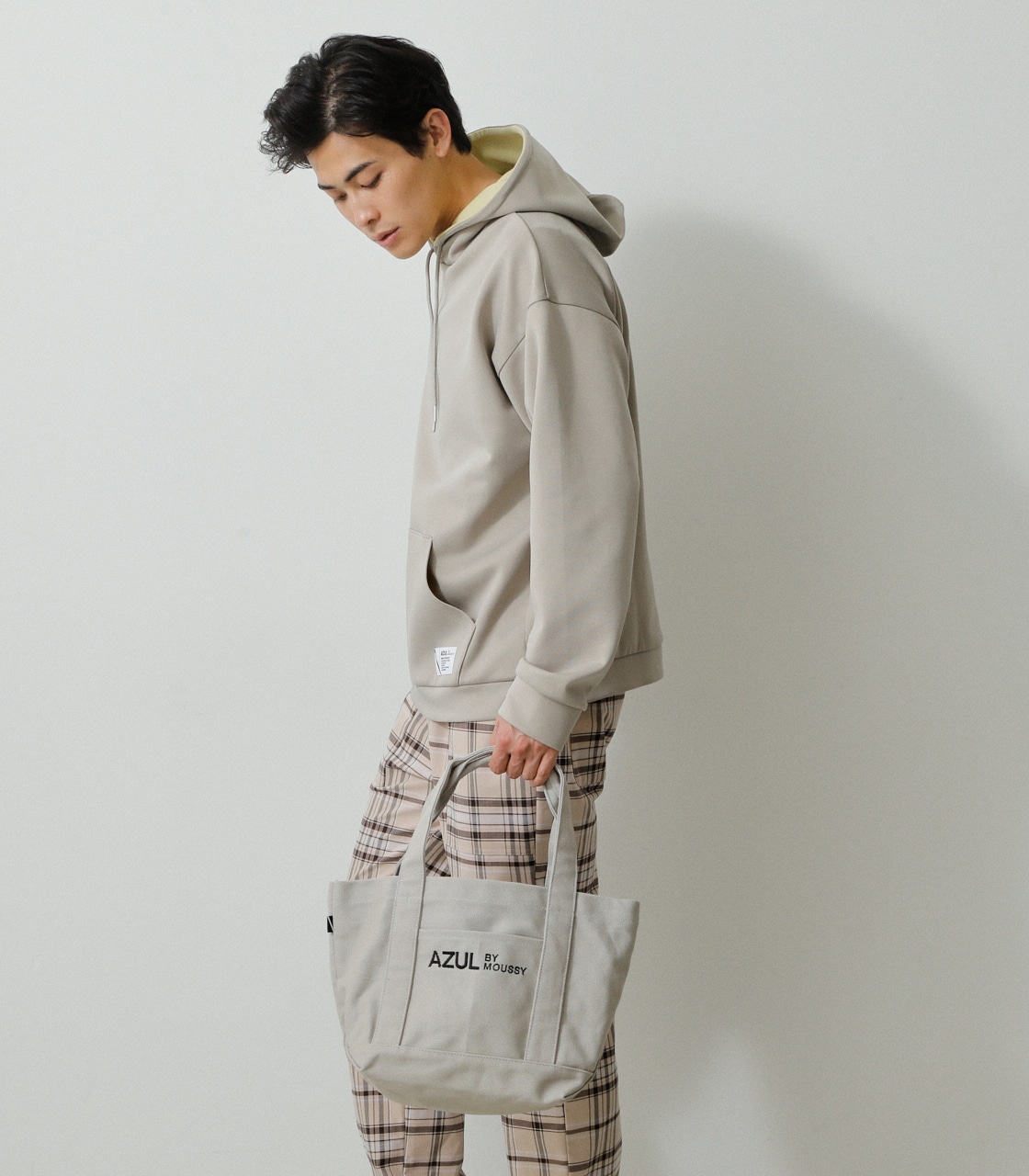 AZUL CANVAS TOTE BAG/AZULキャンバストートバッグ 詳細画像 L/GRY 8