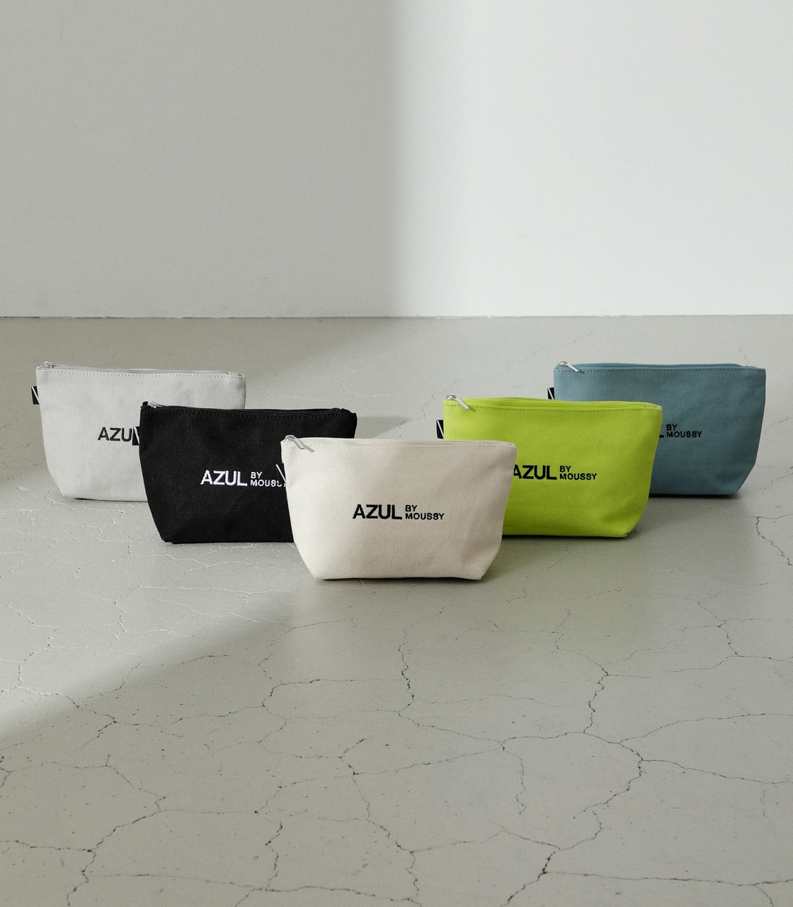 AZUL CANVAS POUCH/AZULキャンバスポーチ 詳細画像 O/WHT 7