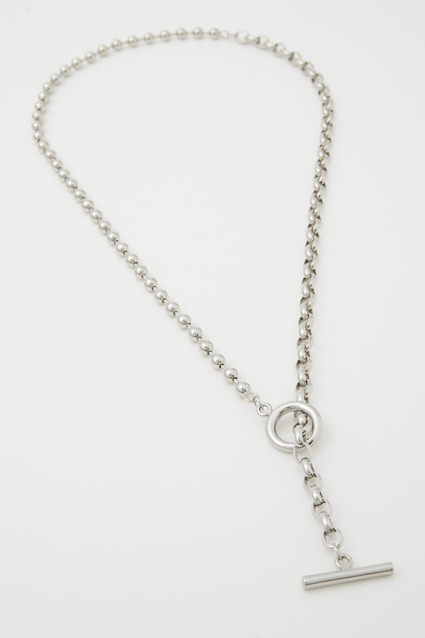 MIX CHAIN NECKLACE/ミックスチェーンネックレス 詳細画像 SLV 4