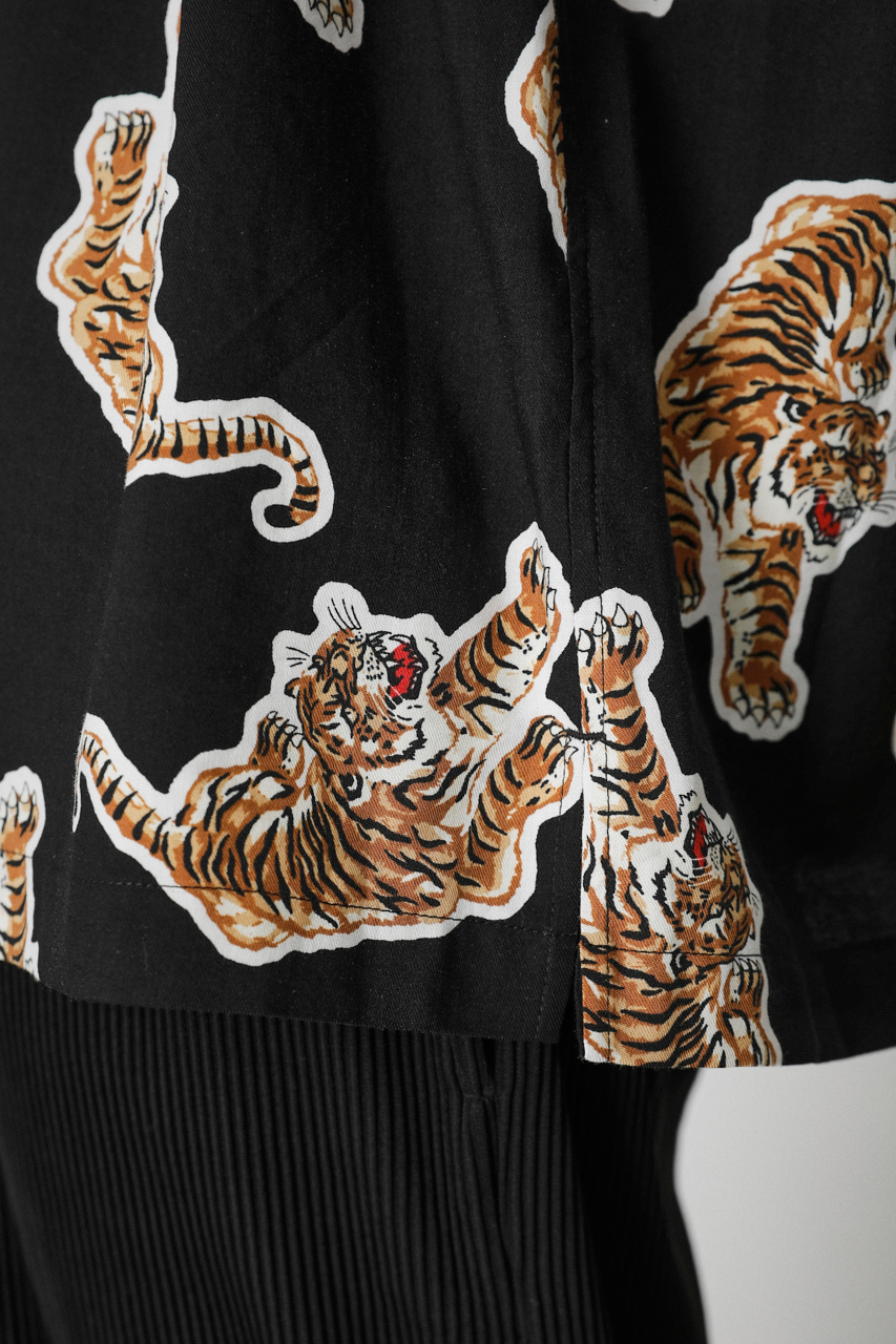 TIGER PATTERN SHIRT/タイガーパターンシャツ 詳細画像 柄BLK 10