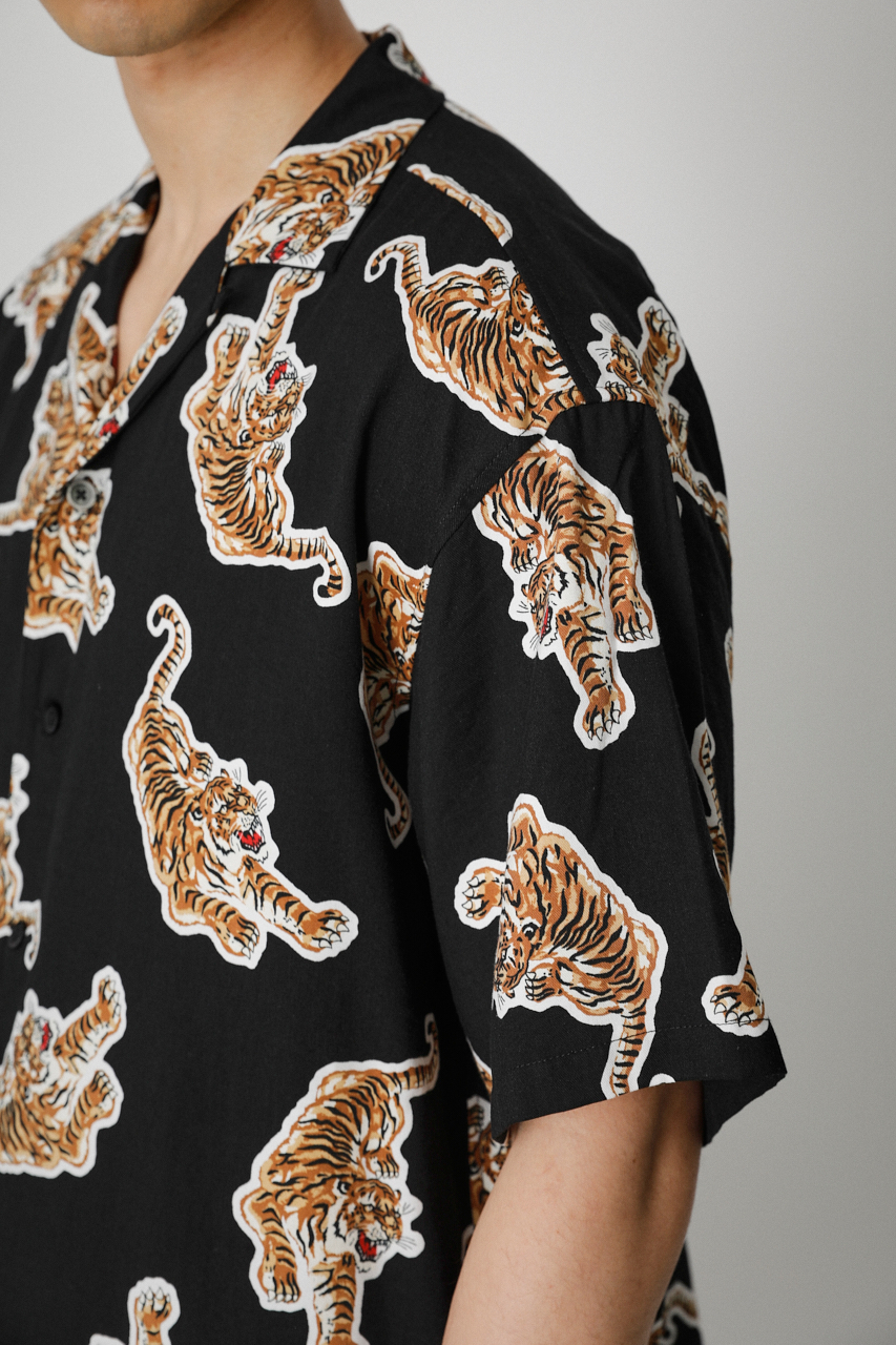 TIGER PATTERN SHIRT/タイガーパターンシャツ 詳細画像 柄BLK 9